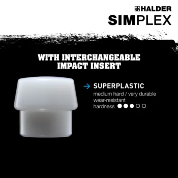                                             超級塑膠入子 用於 SIMPLEX - 劈斧 
 IM0015295 Foto ArtGrp Zusatz en
