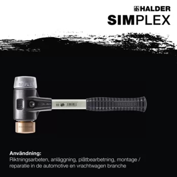                                             SIMPLEX mjuka hammare Coppar / mjukmetall; med förstärkt gjutjärnshus och glasfiberskaft
 IM0017155 Foto ArtGrp Zusatz se
