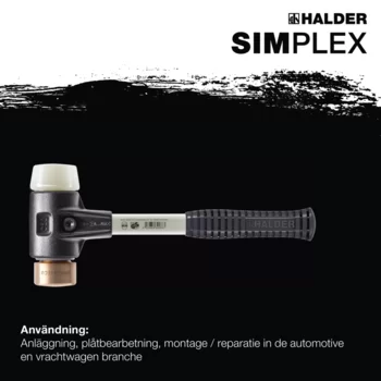                                             SIMPLEX mjuka hammare Coppar / nylon; med förstärkt gjutjärnshus och glasfiberskaft
 IM0017161 Foto ArtGrp Zusatz se

