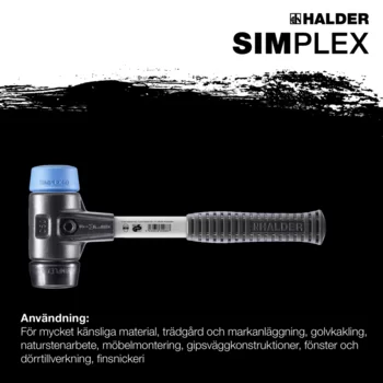                                             SIMPLEX mjuka hammare TPE-soft / kompositgummi; med förstärkt gjutjärnshus och glasfiberskaft
 IM0017221 Foto ArtGrp Zusatz se
