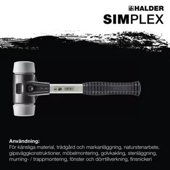                                             SIMPLEX mjuka hammare TPE medium; med förstärkt gjutjärnshölje och handtag av fiberglas
 IM0017239 Foto ArtGrp Zusatz se
