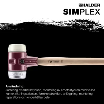                                             SIMPLEX-släggor Nylon / mjukmetall; med gjutjärnshölje och hickoryhandtag
 IM0017299 Foto ArtGrp Zusatz se
