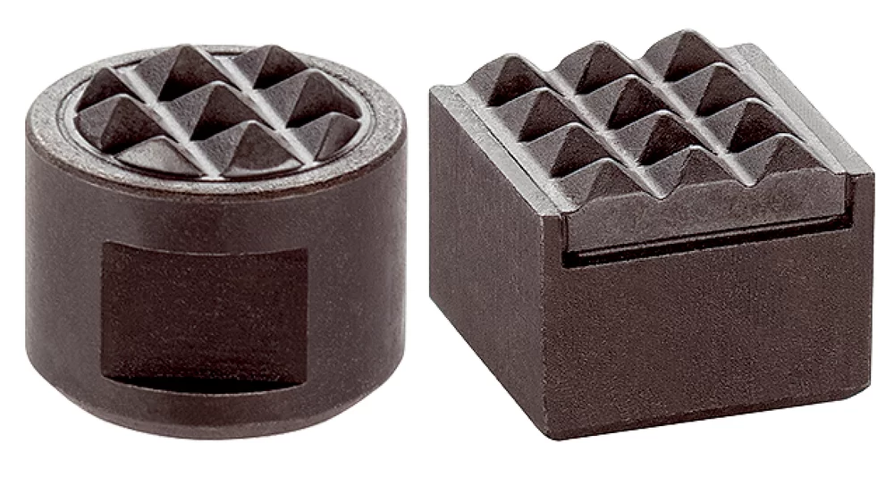Grippers Round/Square with hard metal insert, ribbed - EH 22620.