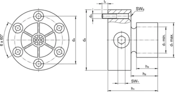                                             Zen­trier­spann­d­or­ne mit seitlicher Bedienung
 IM0017848 Zeichnung de
