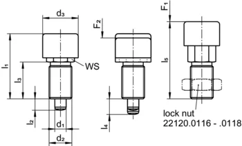                                             Indeksitapit, indeksointiruuvit with locking mechanism push-lock
 IM0017518 Zeichnung en
