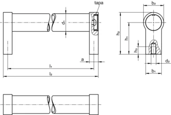                                             Asas Tubulares rectas
 IM0017725 Zeichnung es
