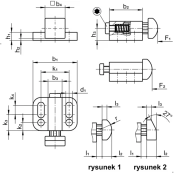                                             Spring Push Plunger z kołnierzem montażowym, poziomym
 IM0017733 Zeichnung pl
